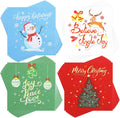 Festive Christmas Napkins - 100 Pcs Winter Party Supplies