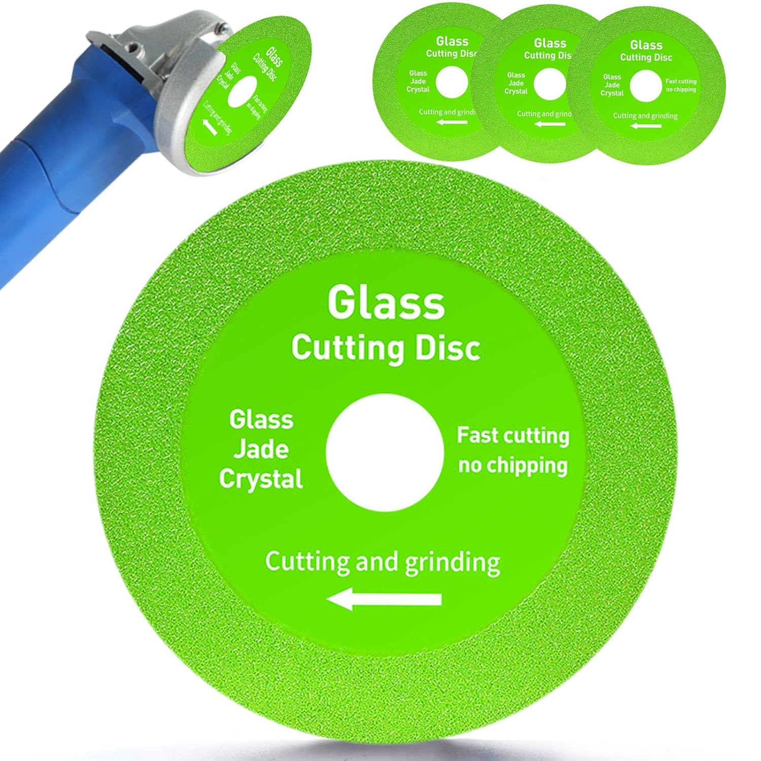 3pcs 3.93 Grinding Disc Set - Versatile for Tile, Glass