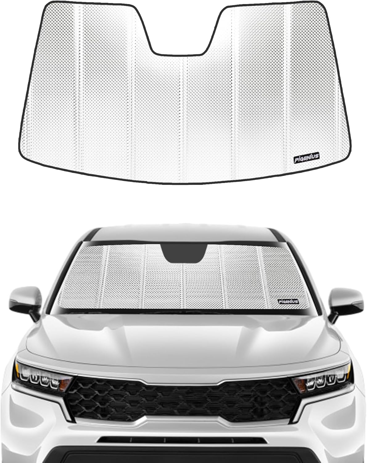 B Pigenius Windshield Sun Shade for Kia Sorento 2021-2025