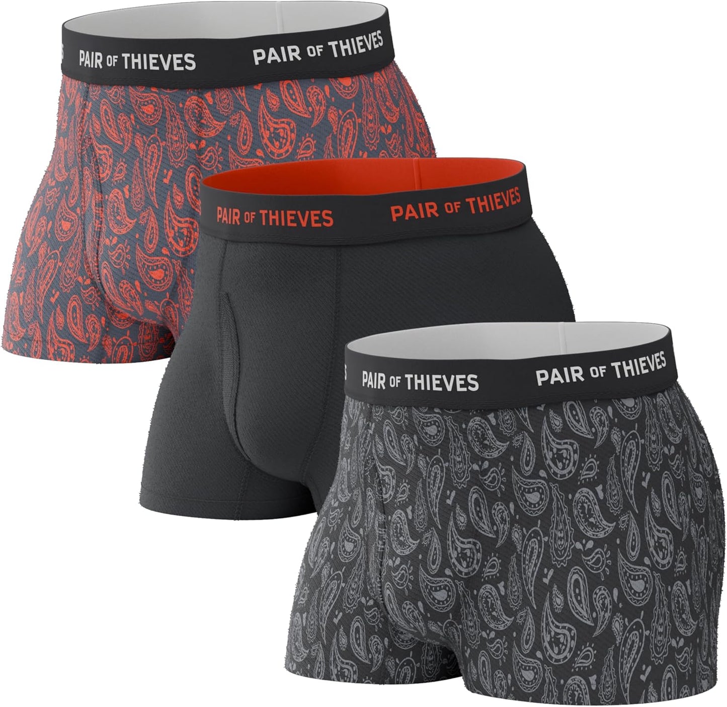 Pair of Thieves Super Fit Mens Trunks Underwear 2 & 3 Pack