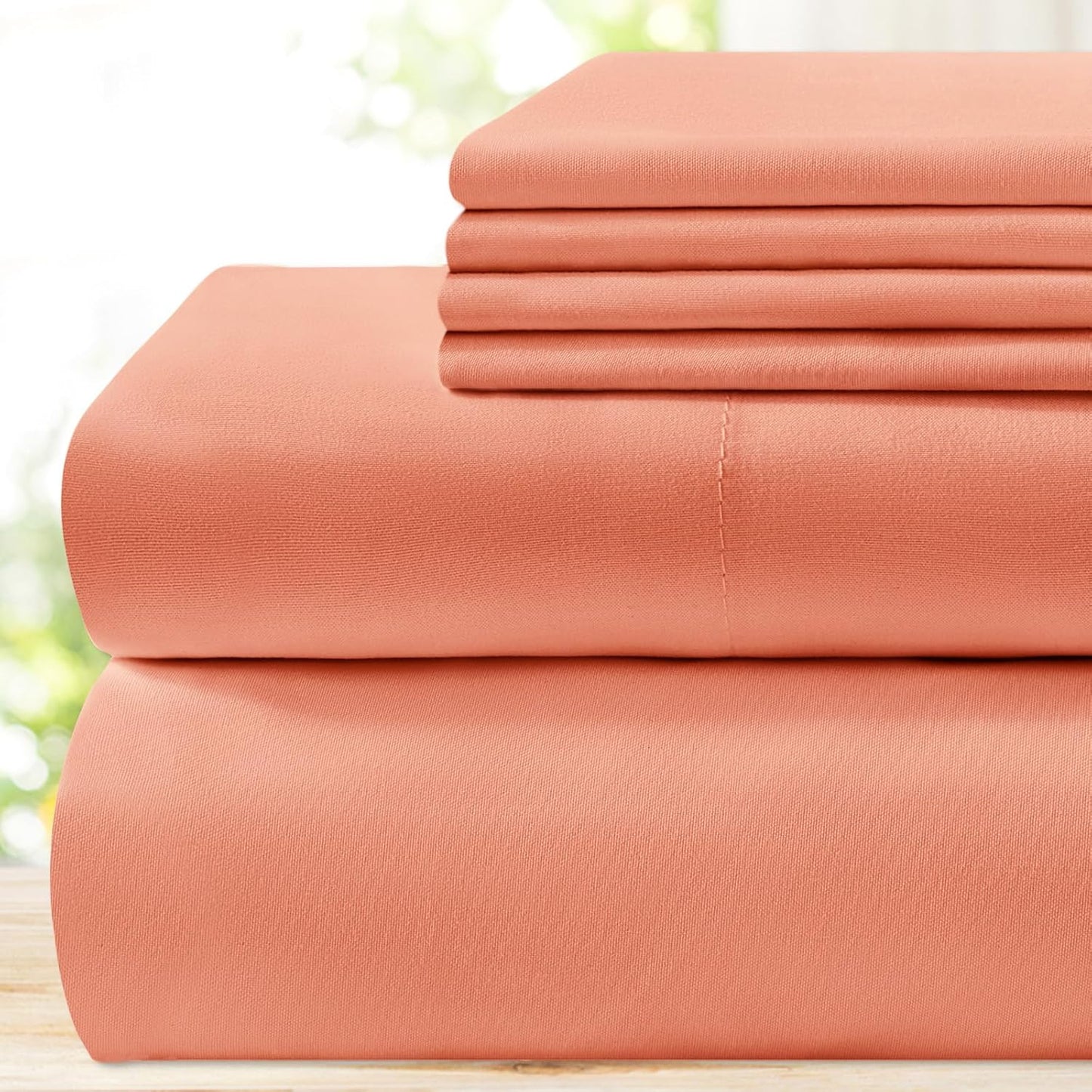 BYSURE 6 Pieces King Bed Sheets Set - Super Soft Microfiber
