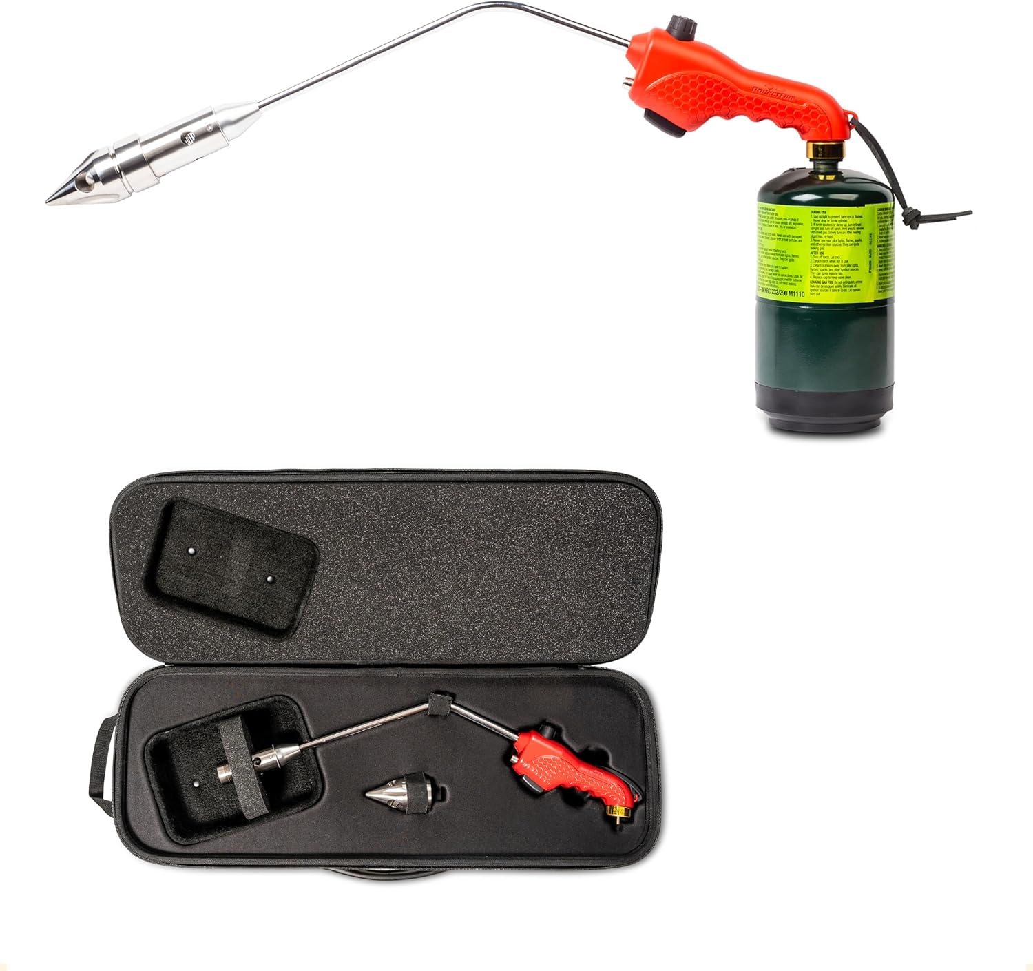 ROCKETFIRE Fire Starter Torch for Grills and Fire Pits