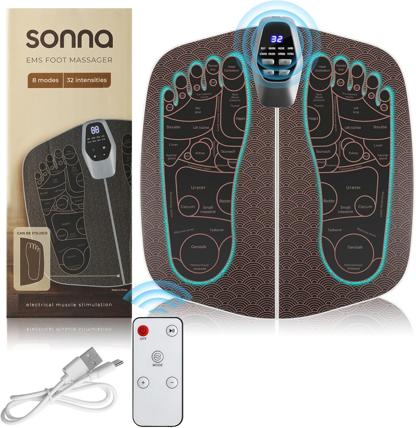 Foot Massager Mat for Neuropathy and Circulation Relief