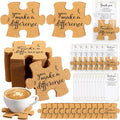 Employee Appreciation Puzzle Coasters - 60pc Thank You Gift Set