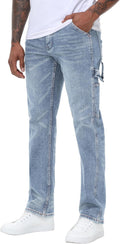Men's Stretch Regular Fit Straight-Leg Cotton Jeans - Comfortable Our