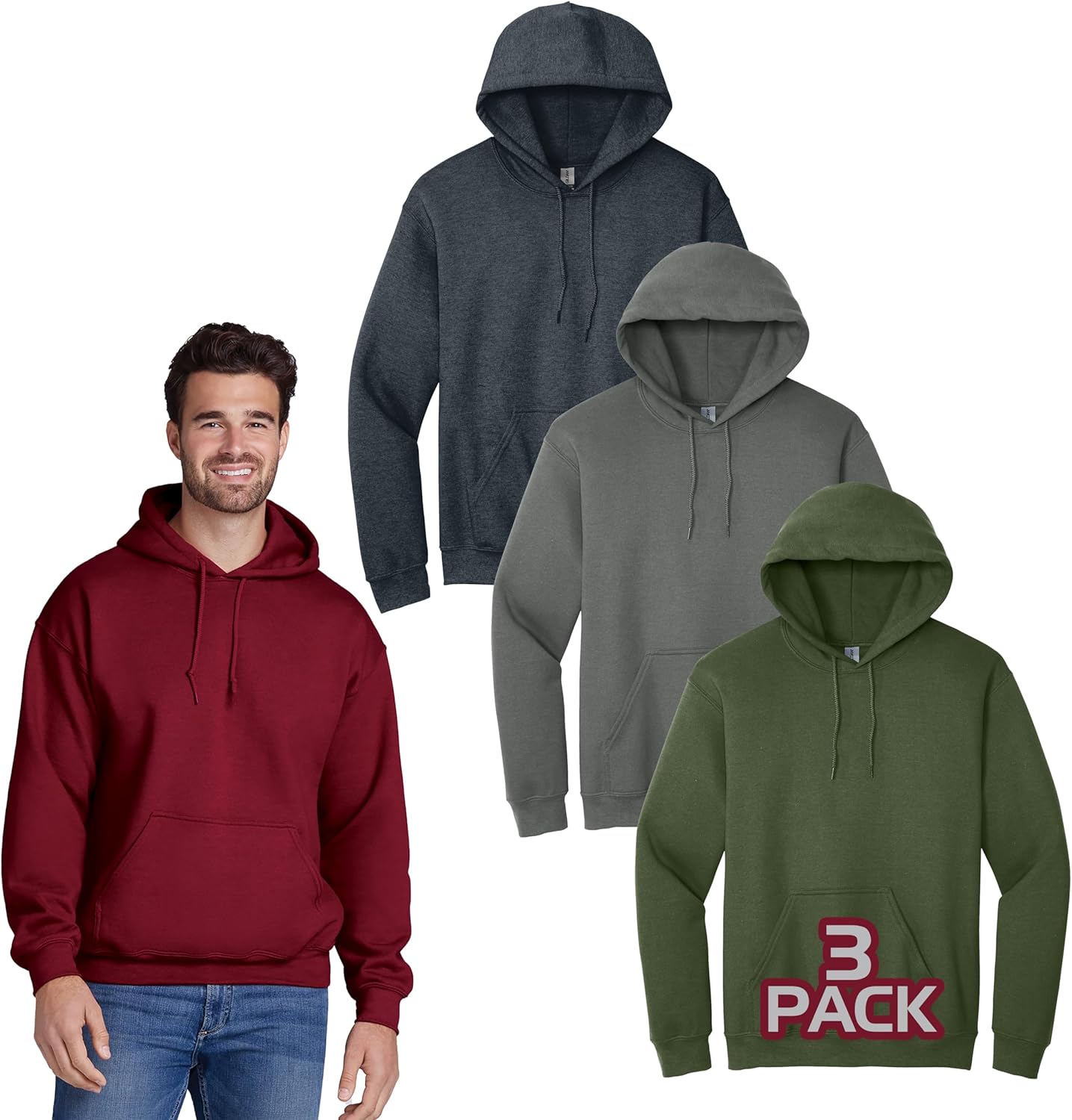 Custom Color Bundle: Gildan Unisex Hoodie Multipack