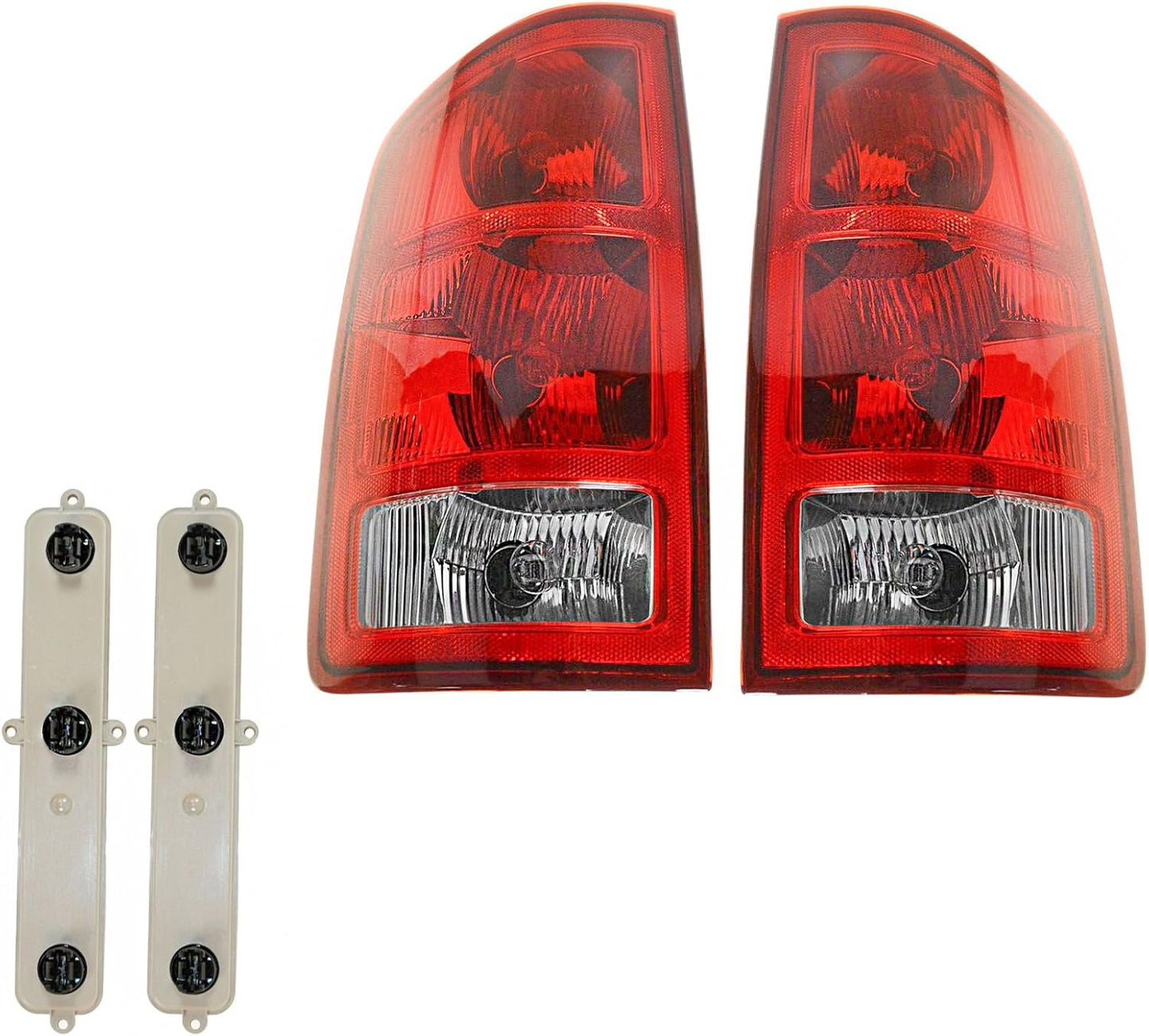 TRQ Tail Light Assembly Set for 2002-2006 Dodge Ram Trucks