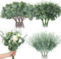 Mixed Eucalyptus Stems Bulk Pack - 1000 Faux Silver Dollar Sprays