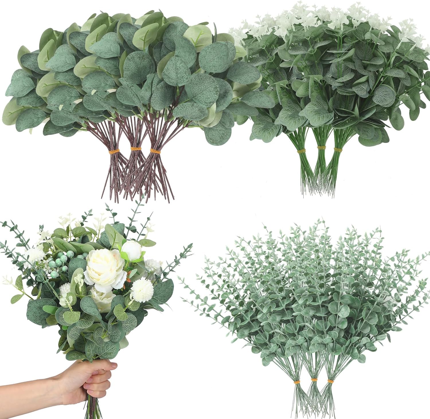 Mixed Eucalyptus Leaves Stems for Wedding Floral Arrangements