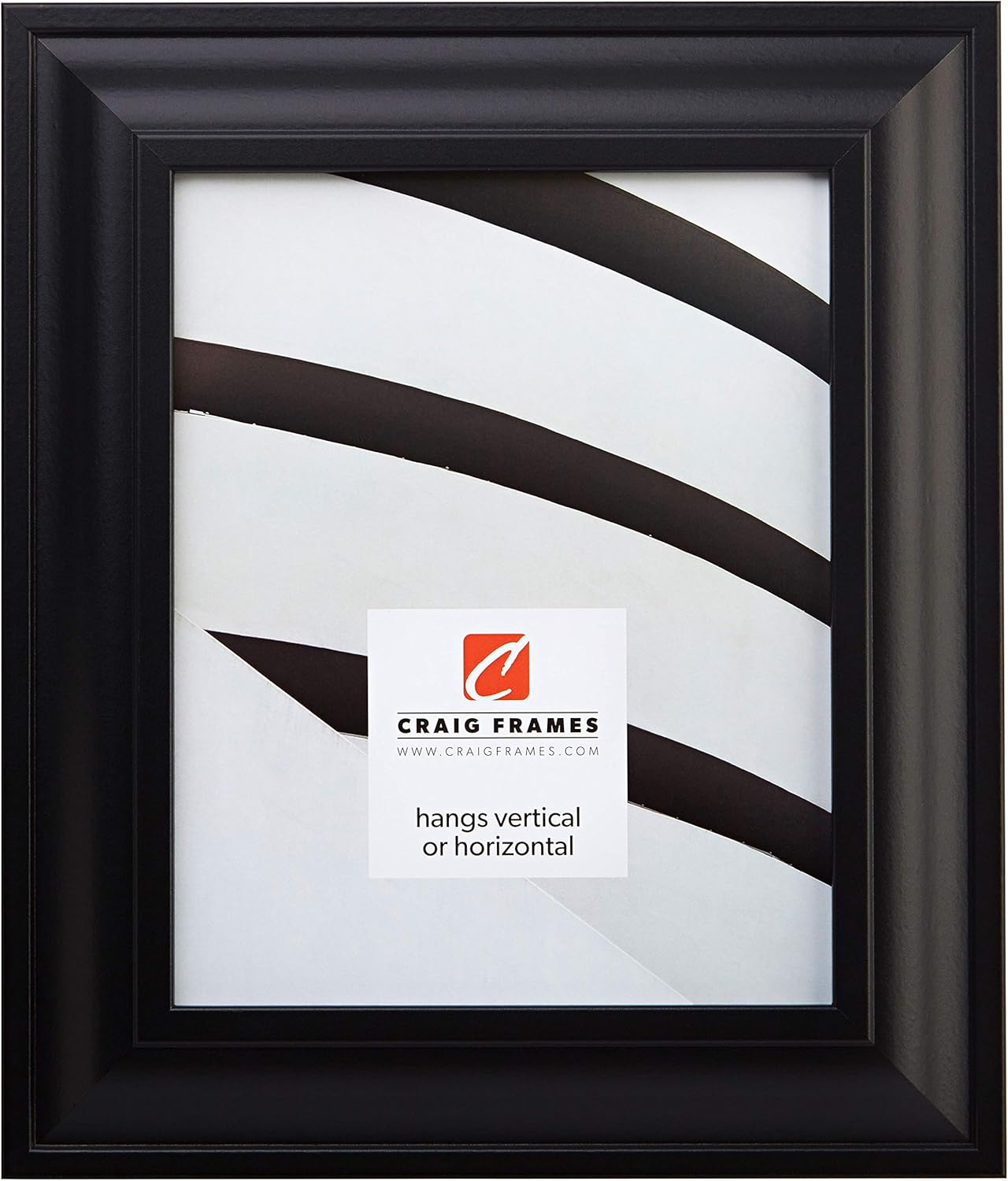 Upscale 24x32 Picture Frame in Satin Black for Modern Decor