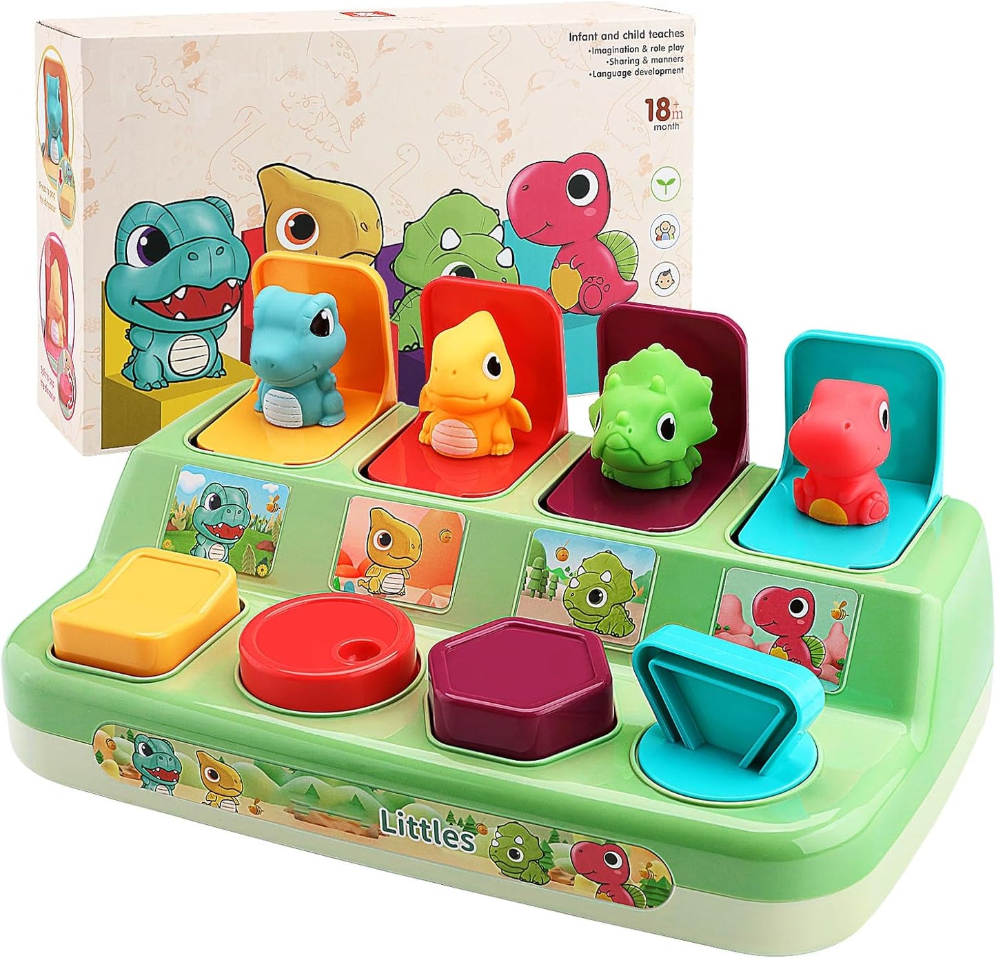 AIQI Interactive Pop Animal Up Pals: Early Learning Fun!