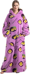 Blanket Hoodie for Women and Men - Oversize Long Wearable Blanket