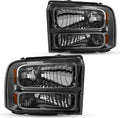 DWVO Headlights Assembly Compatible with 05-07 Ford Super Duty