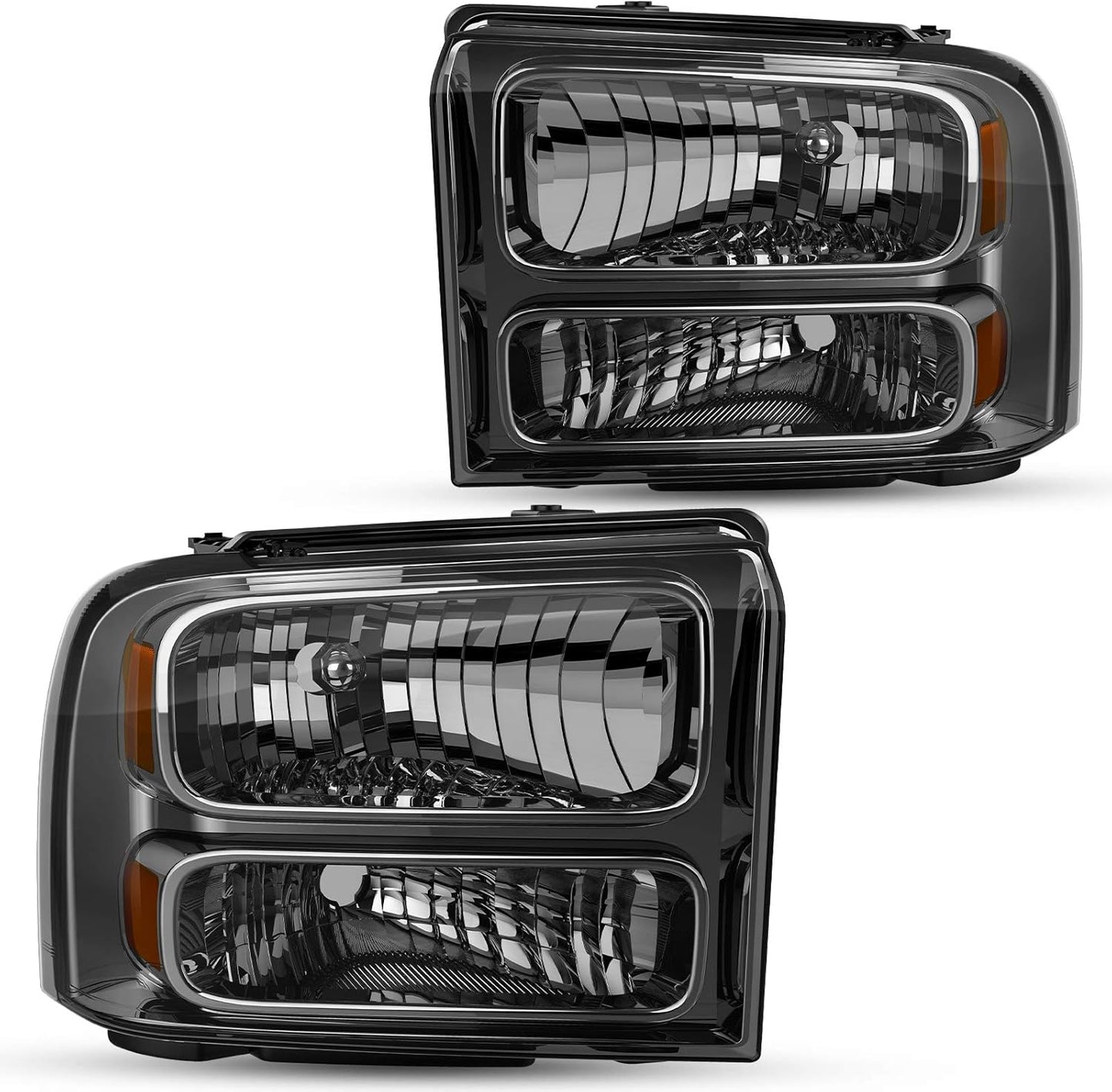 DWVO Headlights Assembly for 05-07 Ford Super Duty & Excursion