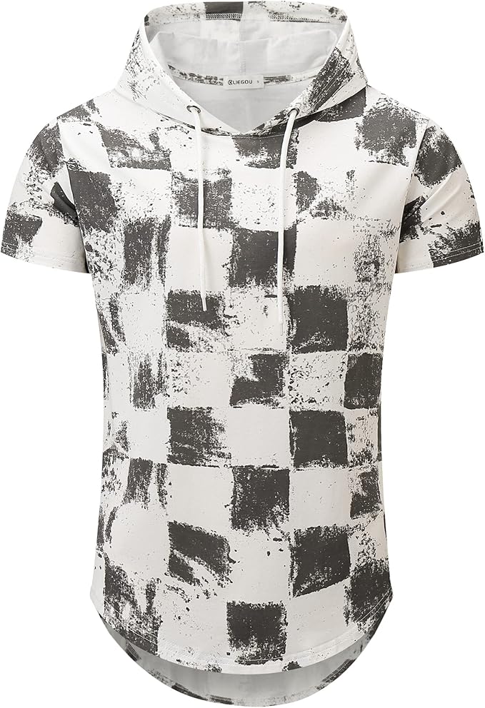 KLIEGOU Men's Hipster Hip Hop Hoodie Graphic Print T-Shirt Review