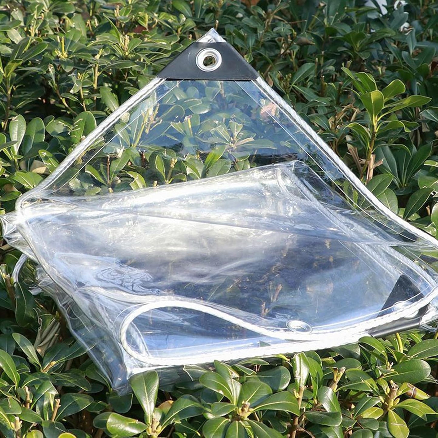 6ftx8ft Heavy Duty Clear Vinyl PVC Waterproof Tarps for Greenhouse