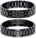 Soccer Bracelets Stainless Steel Link Bracelets for Men - Cross