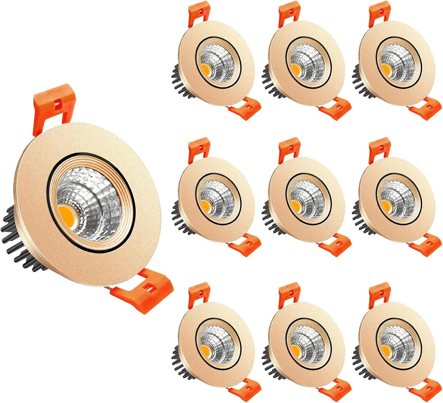 LightingWill 2in LED Dimmable Downlight for Warm White Lighting