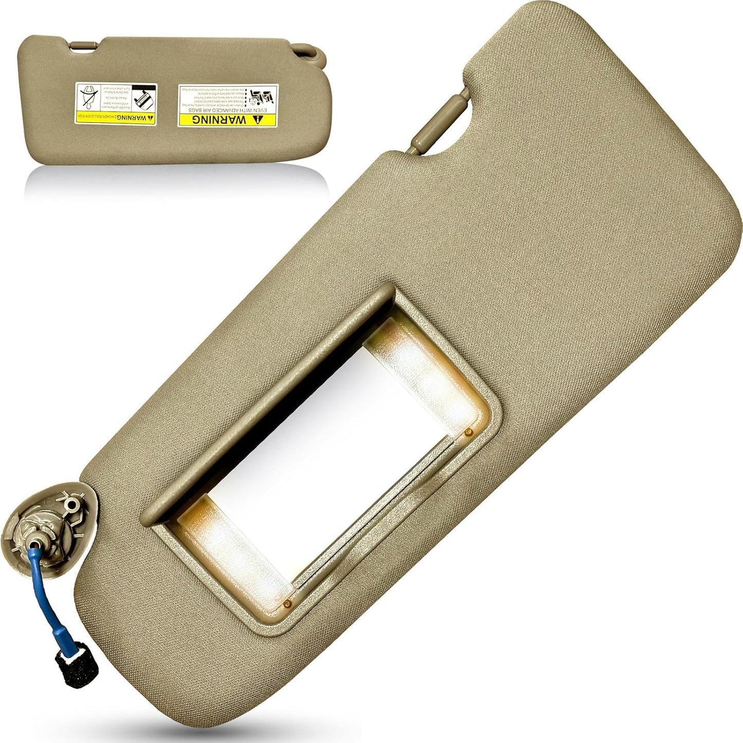 Left Driver Side Sun Visor for Honda CRV 2017-2022 with Light