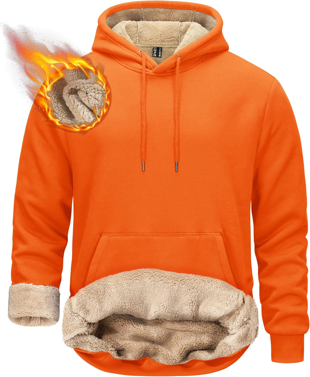 TACVASEN Men's Pullover Hoodie for Winter Warmth and Comfort