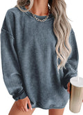 Women's Casual Corduroy Sweatshirt 2025 - Oversized Cozy Pullover