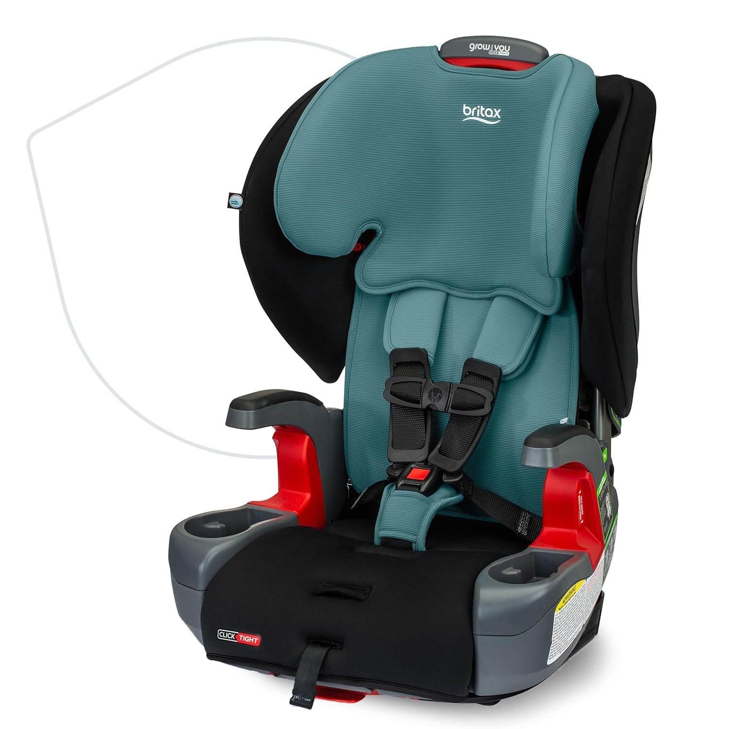 BRITAX Grow with You ClickTight 2-in-1 Booster - Green Contour