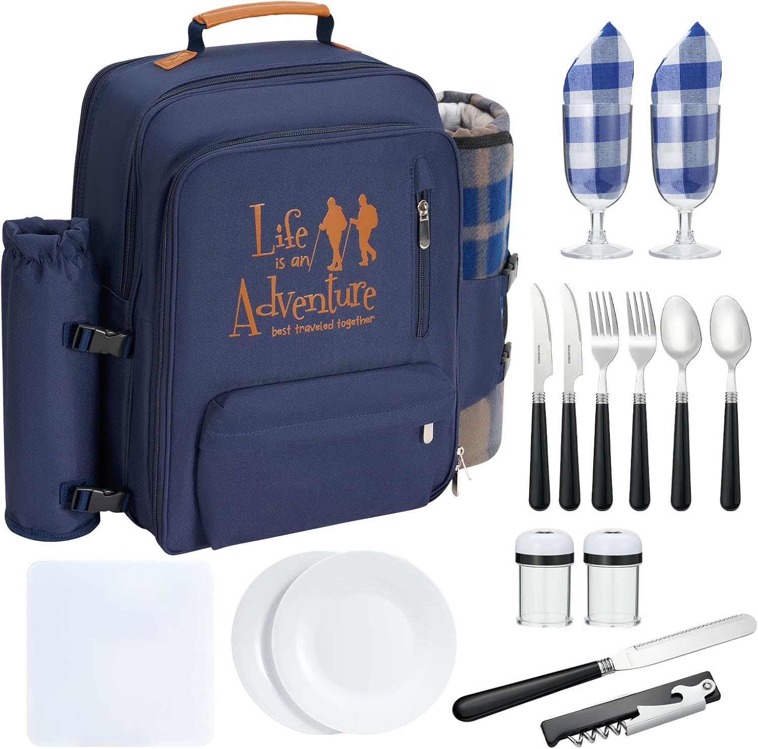 24L Insulated Picnic Backpack for Couples - Perfect Gifts
