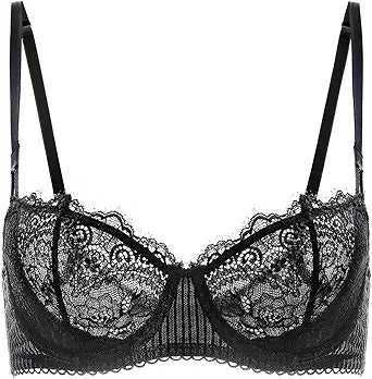 DOBREVA Women's Balconette Push Up Bra for Comfort and Style