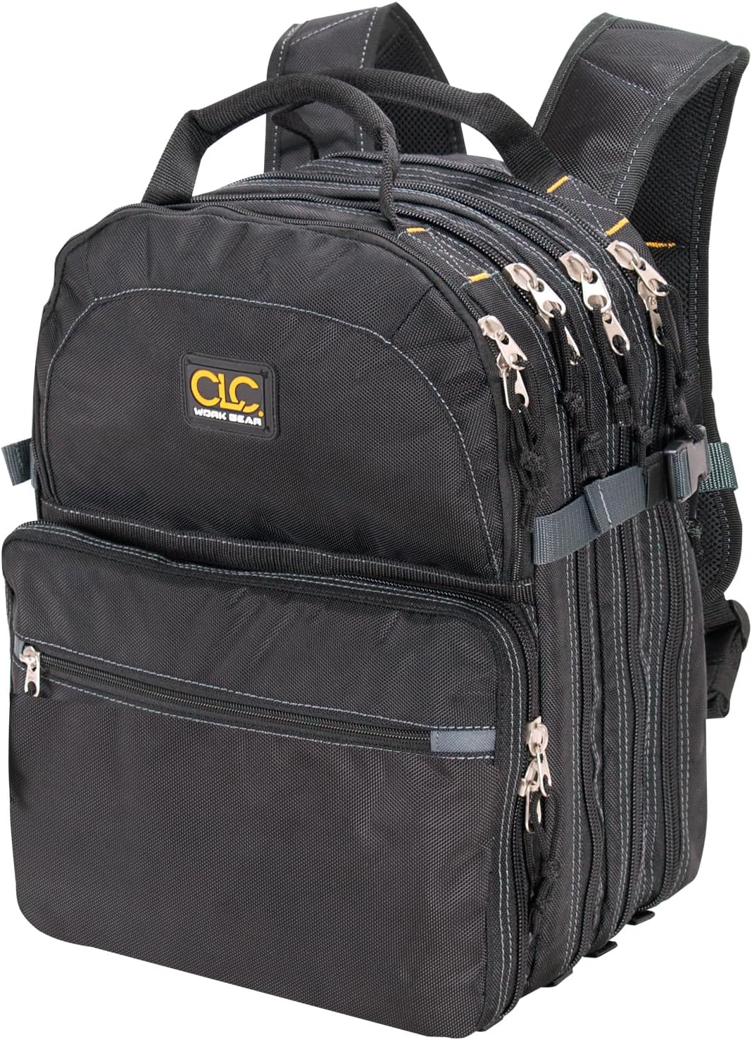 Custom Leathercraft 1132 Tool Backpack with 75 Pockets for Storage