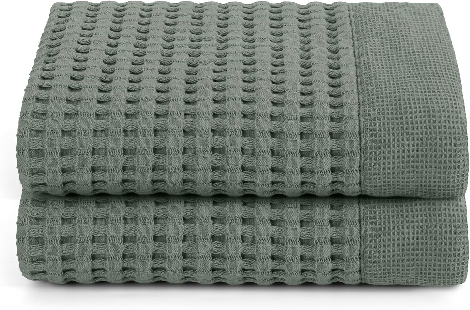 GILDEN TREE Waffle Hand Towels Set of 2 for Quick Drying