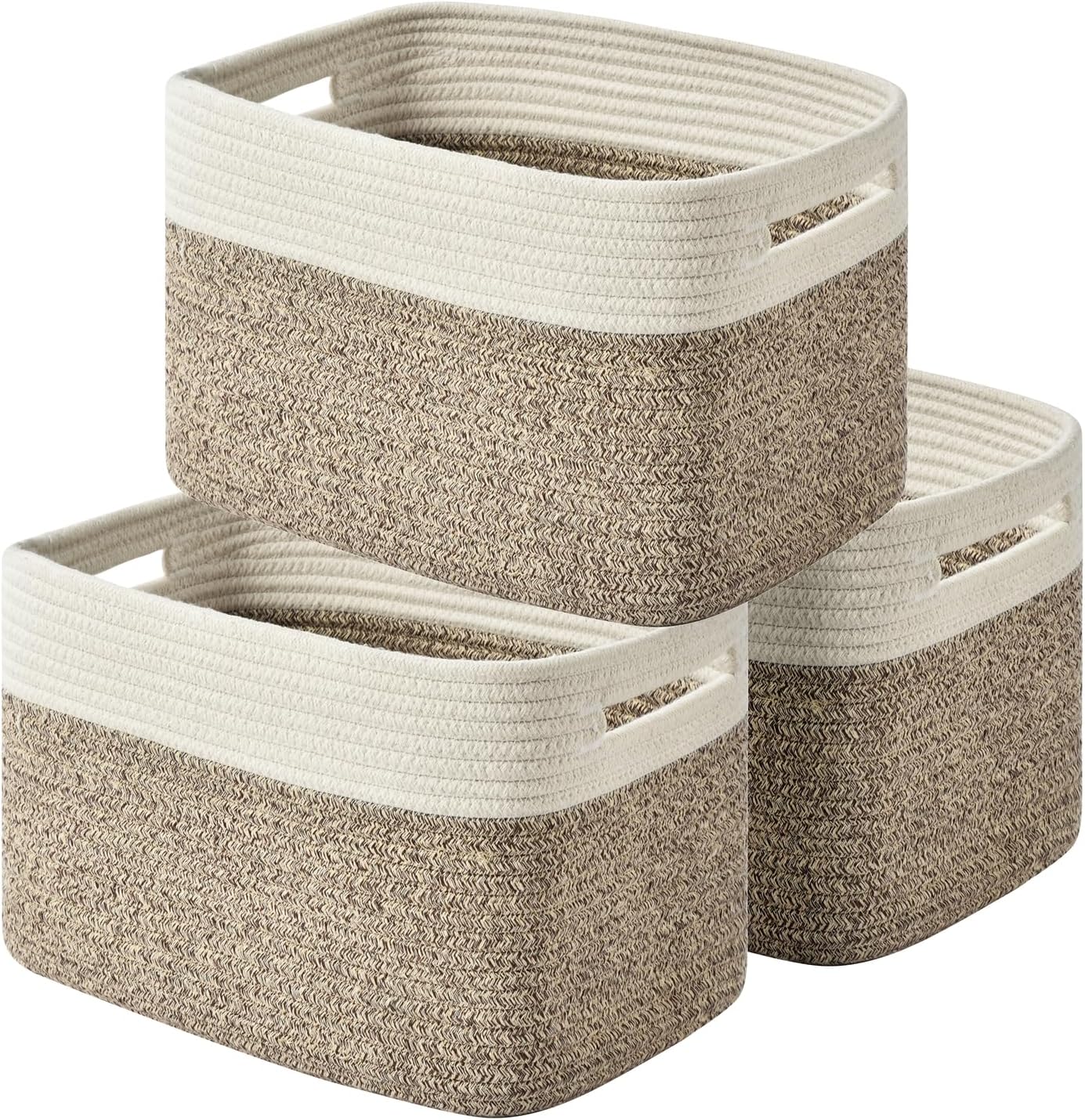 Multi-Purpose Cotton Rope Storage Baskets for Organizing