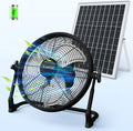 TONREE Portable Rechargeable Solar Fan - Quiet & High-Airflow - 60H Runtime