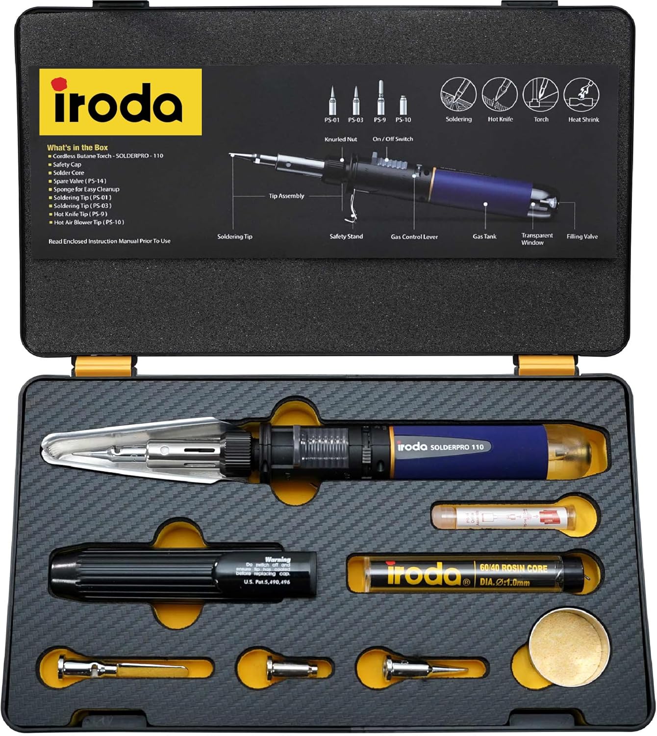 IRODA Cordless Soldering Iron Kit for Professionals and DIYers