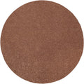Pet Friendly Solid Color Area Rug Brown - 4ft Round with Soft