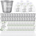 Wedding Shot Glass Favors 100 Set - Stainless Steel Bulk Party Gifts