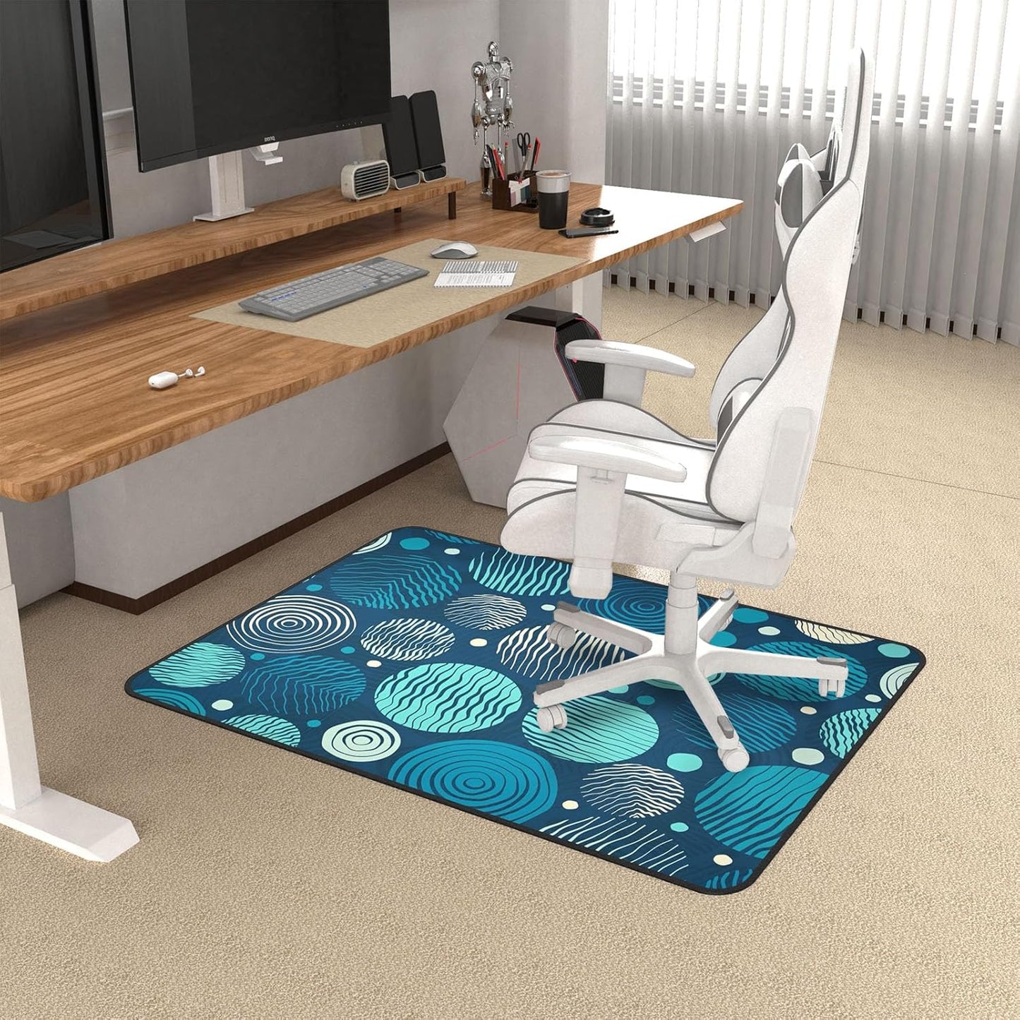 Heavy Duty Office Chair Mat for Carpet and Hardwood Floors