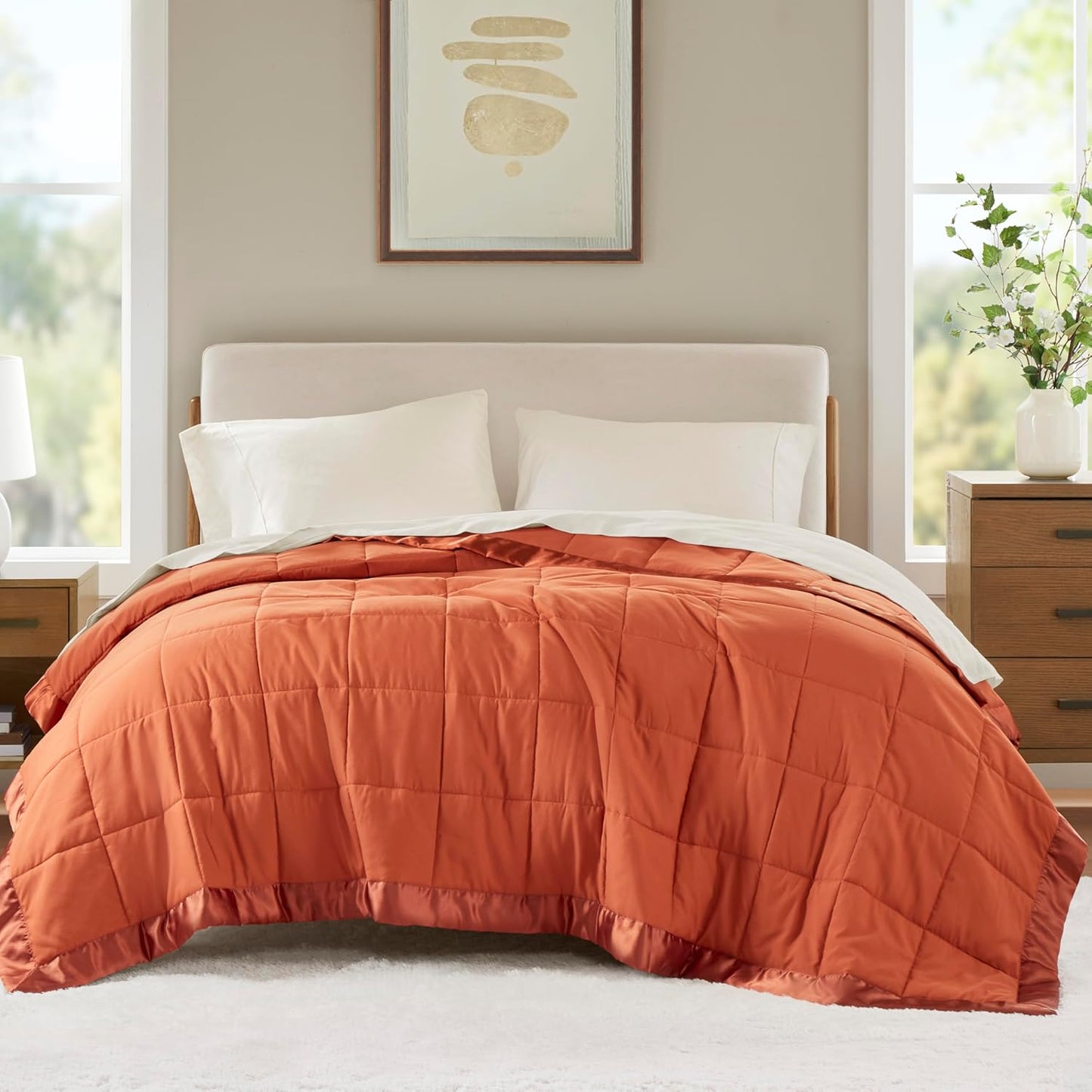 Madison Park King Blanket Quilted Microfiber for Cozy Comfort