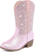 Rhinestone Sparkly Girls Cowgirl Boots for Little Kids Fun