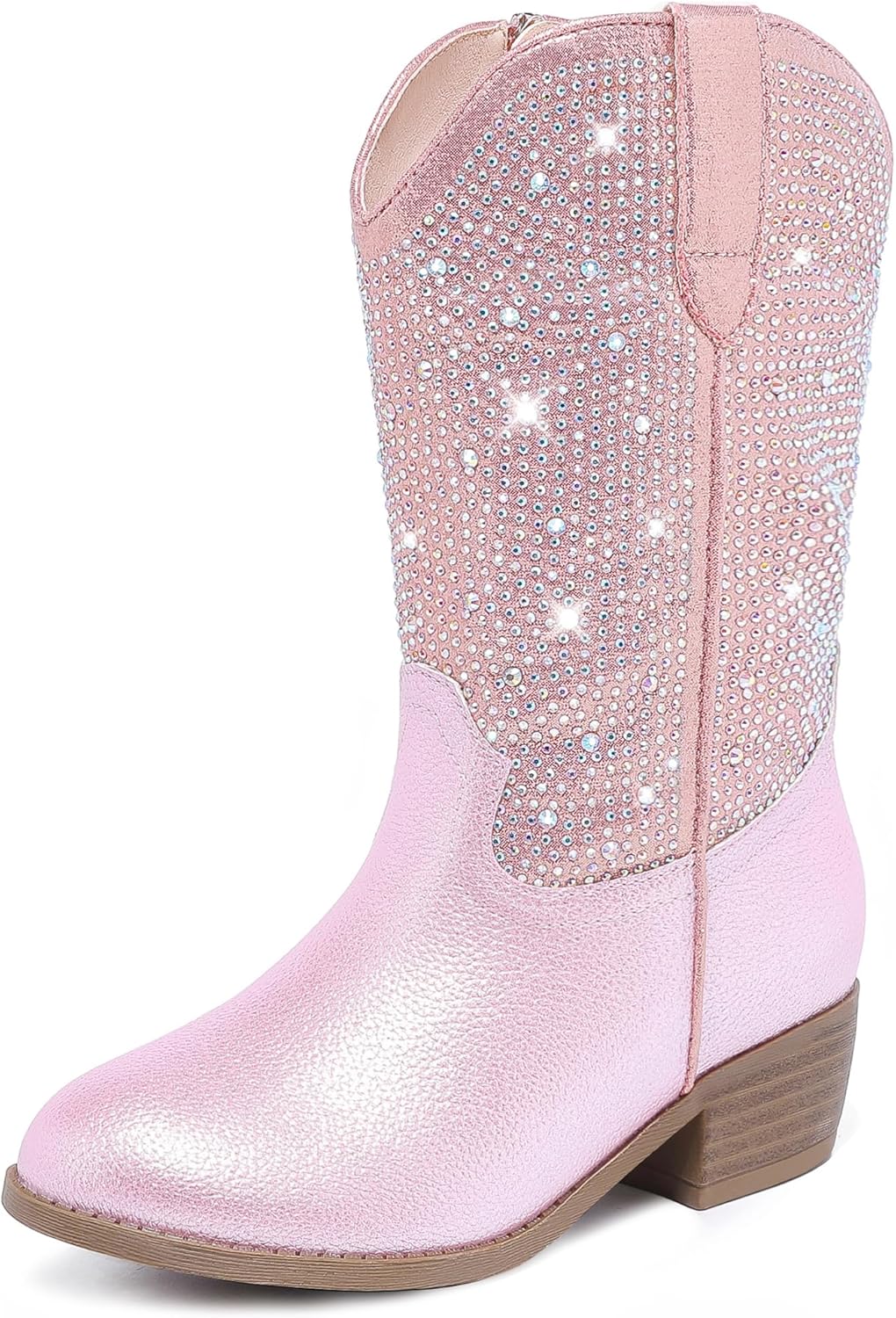 Rhinestone Sparkly Girls Cowgirl Boots for Little Kids Fun