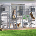 Catio Outdoor Cat Enclosure Window 104in Large Catio - Weatherproof