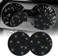 SINGARO Bling Cup Holder Coasters for Car - Sparkling Non-Slip Set