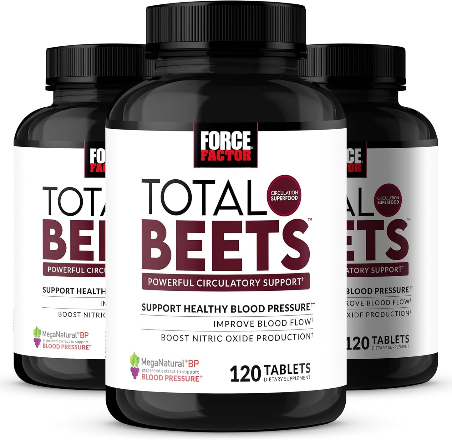 Force Factor Total Beets Blood Pressure Supplements for Health
