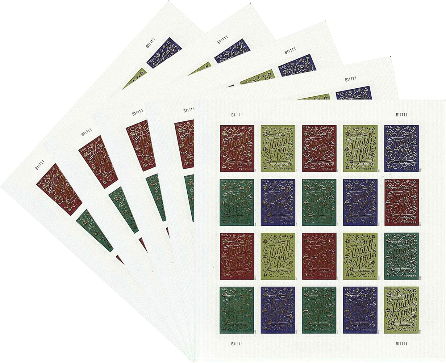 USPS Thank You Forever Postage Stamp Sheets for Celebrations
