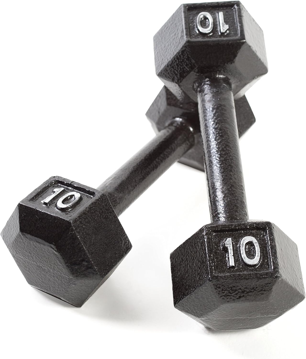 CAP Barbell Black Cast Iron Hex Dumbbell for Versatile Workouts