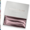 Mulberry Silk Pillowcase Deep Mauve Queen Size - Anti-Aging Sleep
