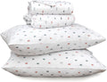 Flannel Sheets Queen Size Little Swimmers - 100% Cotton, Deep Pockets