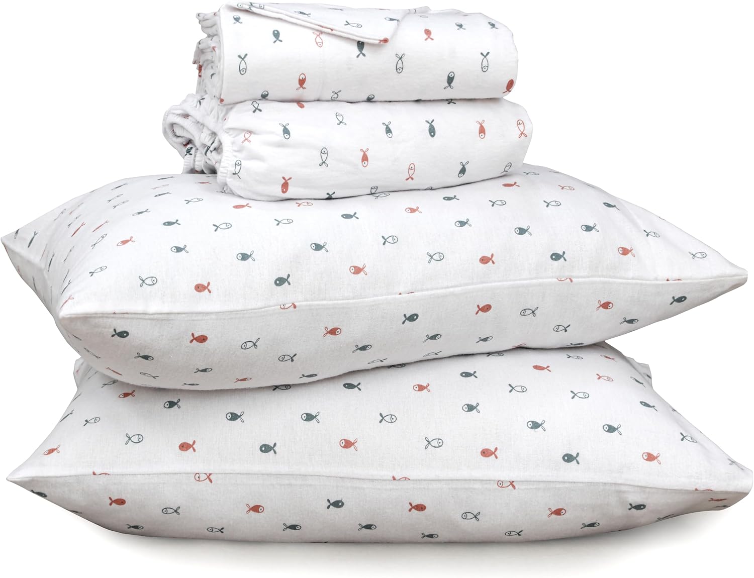RUVANTI Flannel Sheets Queen Size Set - Soft & Cozy Comfort