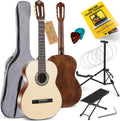 Pyle Premium Solid Spruce Top Classical Guitar Kit - Full Size