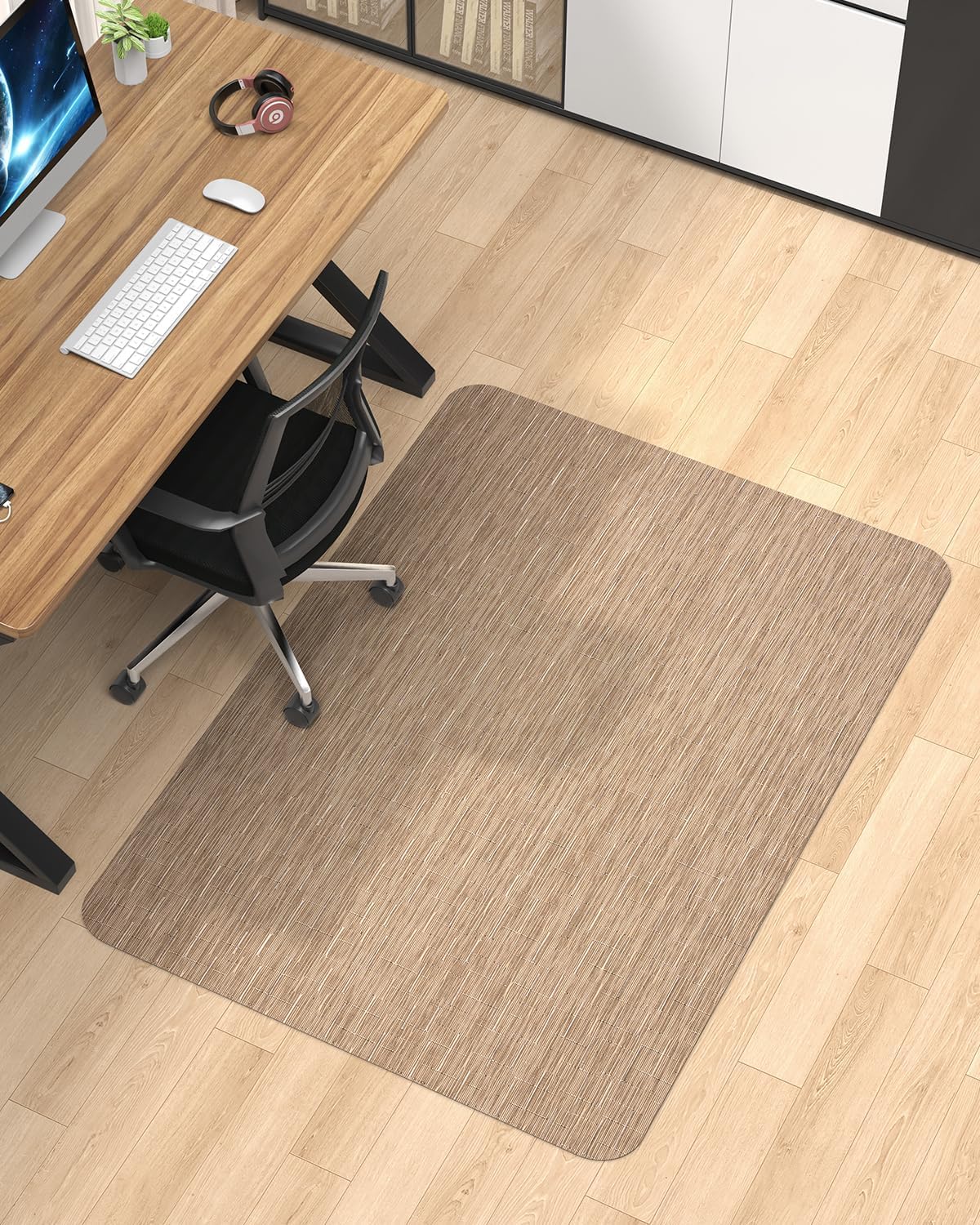 Blvornl Office Chair Mat for Hardwood Floors, Large 45inx53.1