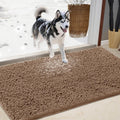 Chenille Absorbent Outdoor Doormat 71 in x 25 in - Washable Mud & Paw